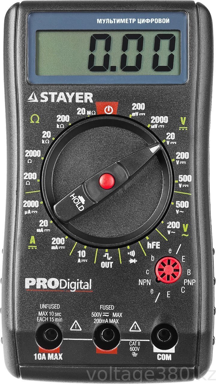 Мультиметр STAYER "PROFESSIONAL" PRODigital цифровой