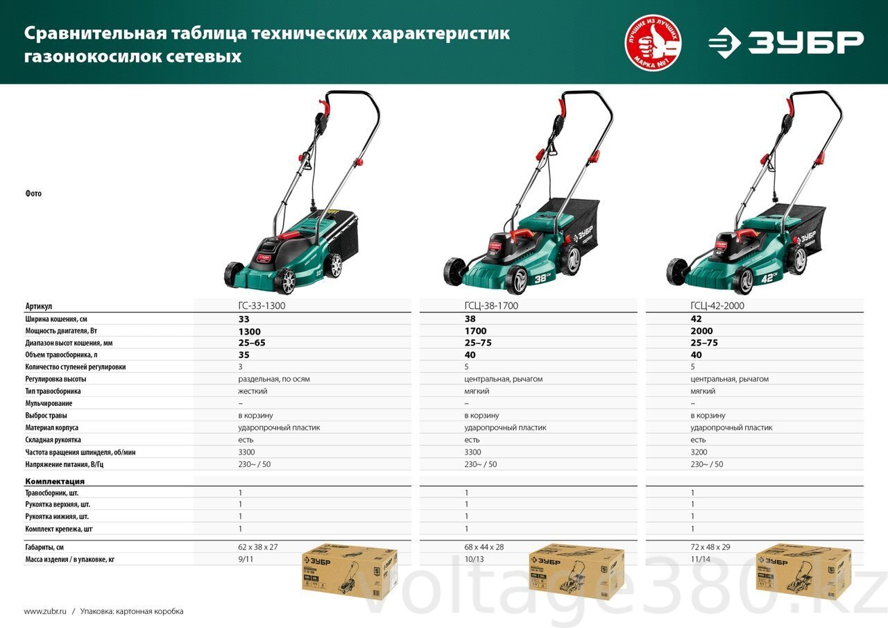 Газонокосилка сетевая ГСЦ-42-2000 серия «МАСТЕР»