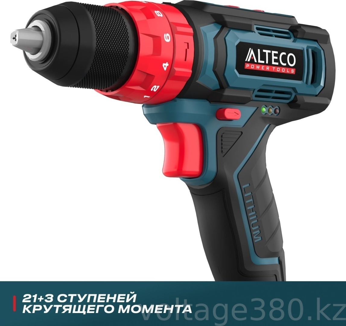 АККУМУЛЯТОРНАЯ УДАРНАЯ ДРЕЛЬ-ШУРУПОВЕРТ ALTECO CID 21-35 21 В