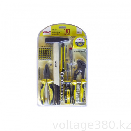 Набор инструментов 101пр.1/4"(6гр) в блистере WMC TOOLS 20101