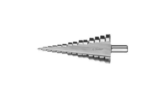 Сверло ступенчатое по металлу, сталь Р4М2 ЗУБР 4-30мм